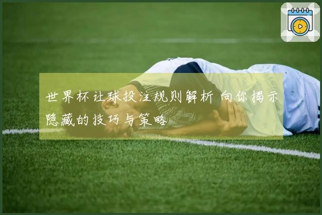 世界杯让球投注规则解析 向你揭示隐藏的技巧与策略